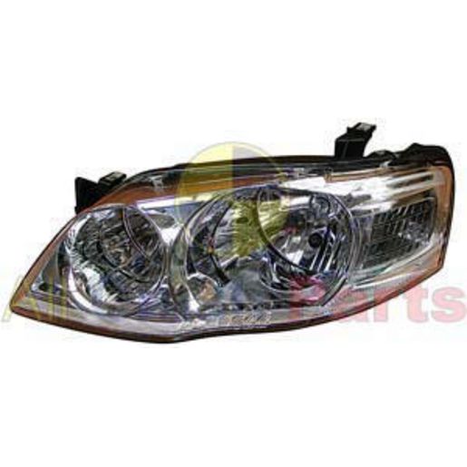 APG All Crash Chrome Halogen Head Lamp Passenger Side Certified Suits Ford Falcon Futura/Fairmont BF II 2006 to 2008 FAB-21034LHQ