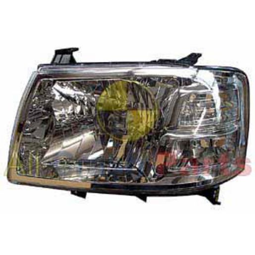 APG All Crash Halogen Manual Adjust Head Lamp Passenger Side Certified Suits Ford Ranger PJ 2006 to 2009 FCF-21030LHQ