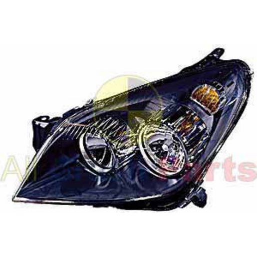 APG All Crash Black Head Lamp Passenger Side Certified Suits Holden Astra AH 10/2004 to 10/2006 GLJ-21030LHQ