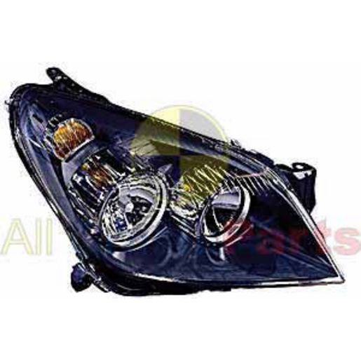 APG All Crash Black Head Lamp Drivers Side Certified Suits Holden Astra AH 10/2004 to 10/2006 GLJ-21030RHQ