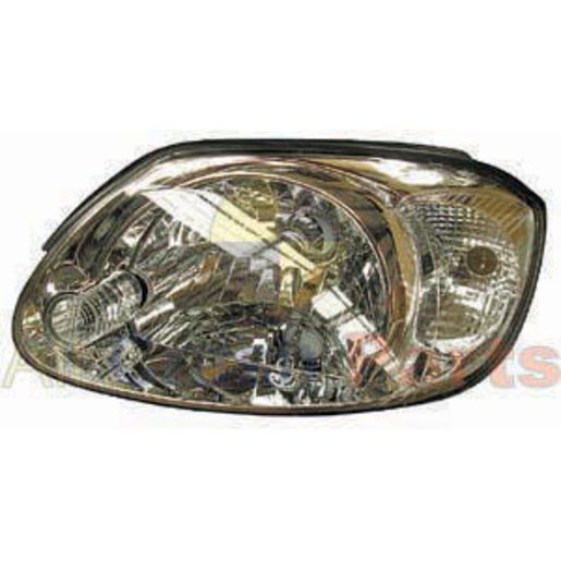 APG All Crash Head Lamp Passenger Side Certified Suits Hyundai Accent GL LC 8/2003 to 2006 HAB-21031LHQ