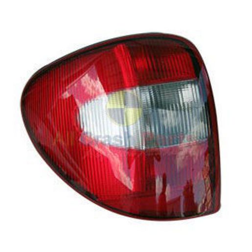 APG All Crash Black Red/Clear Tail Lamp Passenger Side Aftermarket Suits Chrysler Voyager RG 2004 to 2010 IVC-21040LH