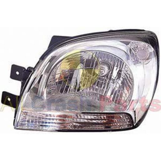 APG All Crash Halogen Manual Adjust Head Lamp Passenger Side Certified Suits Kia Sportage KM 2005 to 2010 KSD-21030LHQ