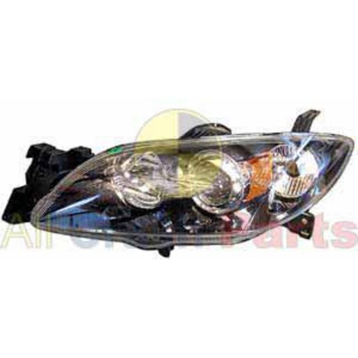 APG All Crash Head Lamp Passenger Side Certified Suits Mazda 3 BK Sedan 2004 to 2009 MBN-21033LHQ