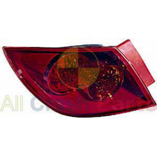 APG All Crash Tail Lamp Passenger Side Certified Suits Mazda 3 BK Hatch 1/2004 to 6/2006 MBN-21041LHQ