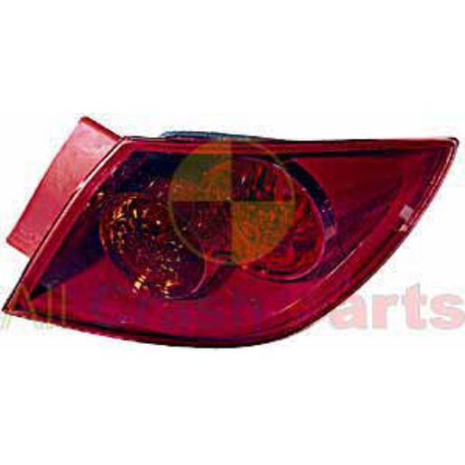 APG All Crash Tail Lamp Drivers Side Certified Suits Mazda 3 BK Hatch 1/2004 to 6/2006 MBN-21041RHQ