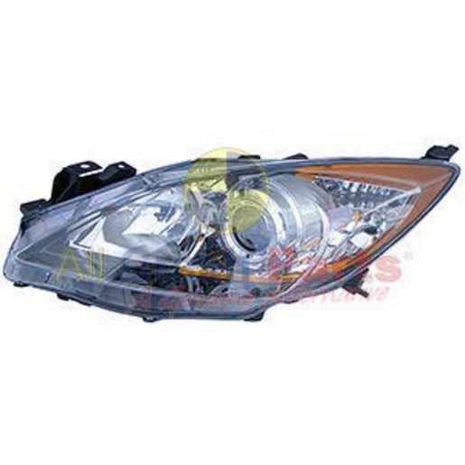 APG All Crash Halogen Manual Adjust Head Lamp Passenger Side Q-Part Certified suits Mazda 3 BL MBO-21030LHQ