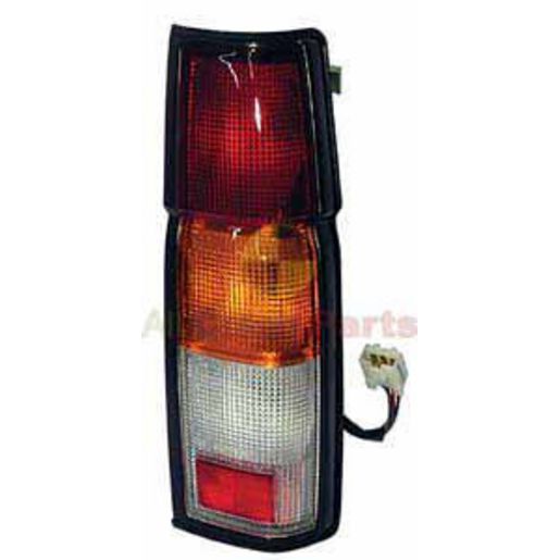 APG All Crash Red/Amber/Clear Tail Lamp Passenger Side Aftermarket Suits Nissan Navara D21 1992 to 1997 NNC-21041LH