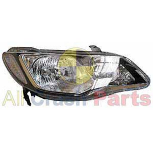 APG All Crash Head Lamp Drivers Side Certified Suits Honda Civic 8th Generation FD 2006 to 2008 OCO-21030RHQ