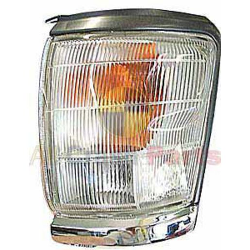 APG All Crash Chrome Front Park / Indicator Lamp Passenger Side Certified suits Toyota Hilux SR5 1997 to 2001 TII-21011LHQ