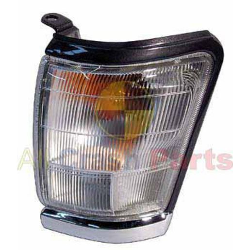 APG All Crash Chrome Front Park / Indicator Lamp Passenger Side Certified suits Toyota Hilux SR5 1997 to 2001 TII-21012LHQ