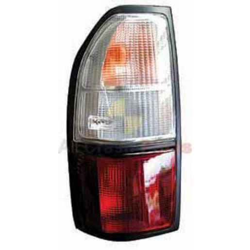 APG All Crash Red/Clear Tail Lamp Passenger Side Aftermarket Suits Toyota Prado 95 Series 1999 to 2002 TLE-21042LH
