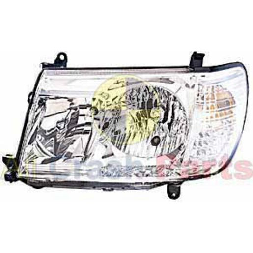 APG All Crash Head Lamp Passenger Side Certified Suits Toyota Landcruiser 100 Series 2005 to 2007 TLF-21032LHQ