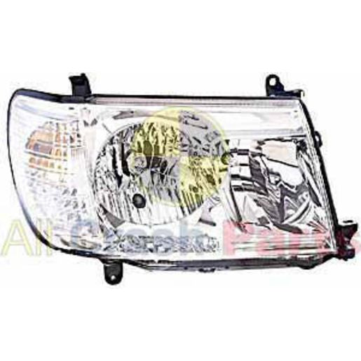 APG All Crash Head Lamp Drivers Side Certified Suits Toyota Landcruiser 100 Series 2005 to 2007 TLF-21032RHQ