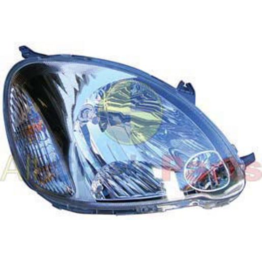APG All Crash Halogen Manual Adjust Head Lamp Drivers Side Certified Suits Toyota Echo NCP10R/NCP13R 2002 to 2005 TTG-21030RHQ
