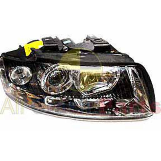 APG All Crash Halogen Electric Adjust Head Lamp Passenger Side Certified Suits Audi A4 B6 2001 to 2005 UAE-21030LHQ