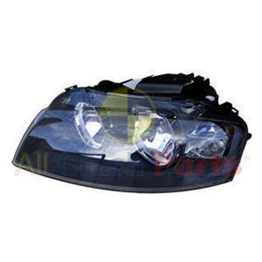 APG All Crash Halogen Head Lamp Passenger Side Certified Suits Audi A3 8P 2004 to 2008 UAO-21030LHQ