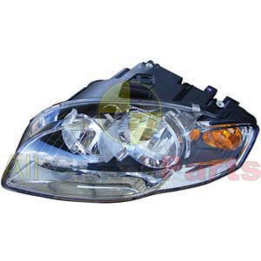APG All Crash Halogen Head Lamp Passenger Side Certified Suits Audi A4 B7 Sedan/Wagon 2005 to 2008 UAP-21030LHQ