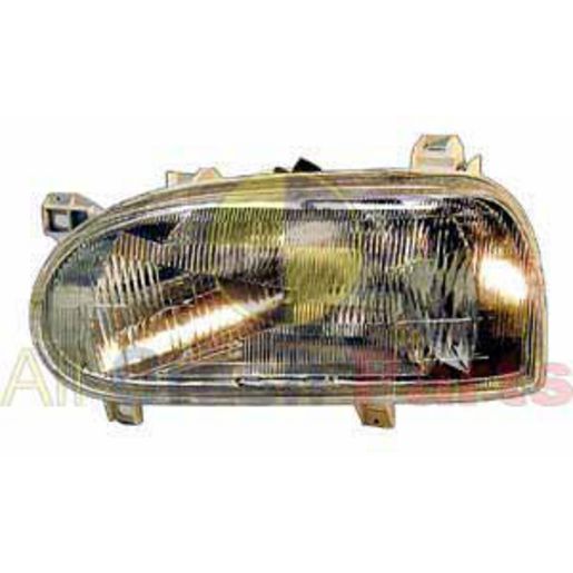 APG All Crash Head Lamp Passenger Side Certified Suits Volkswagen Golf MK 3 1994 to 1998 VGD-21031LHQ