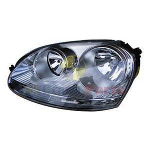 APG All Crash Chrome Head Lamp Passenger Side Certified suits Volkswagen Golf/Jetta 2004 to 2011 VGF-21031LHQ