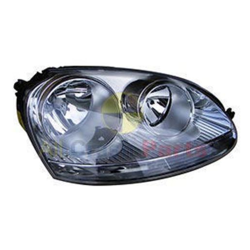 APG All Crash Chrome Head Lamp Drivers Side Certified suits Volkswagen Golf/Jetta 2004 to 2011 VGF-21031RHQ