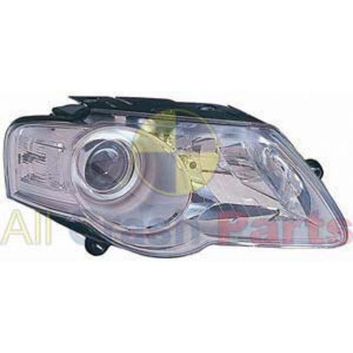 APG All Crash Halogen Electric Adjust Head Lamp Drivers Side Certified Suits Volkswagen Passat B6 2006 to 2011 VPD-21030RHQ