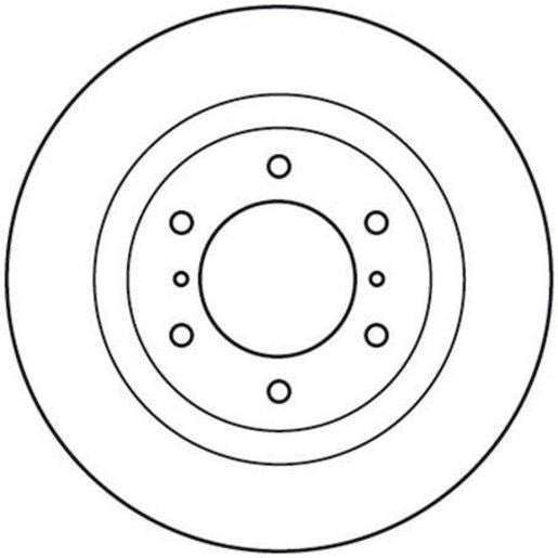 TRW Brake Rotor Front DF4943S