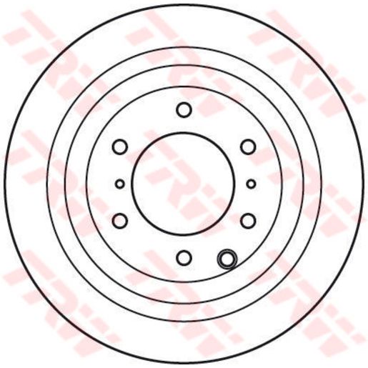 TRW Brake Rotor Rear DF4944S