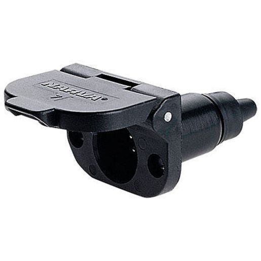 Narva 7P Small Plastic Trailer Socket Round 15A at 12V (20Pk) 82022/20