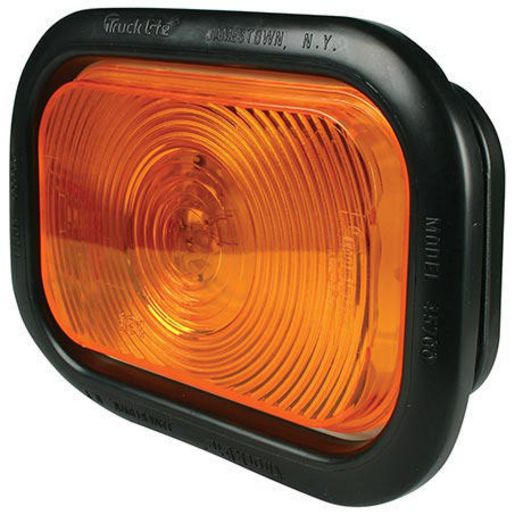 Narva Sealed Rear Direction Indicator Lamp 24V Amber w/ Vinyl Grommet 94506