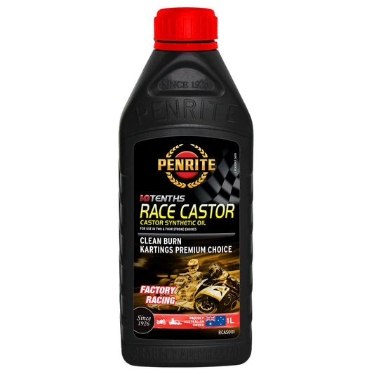 Penrite 10 Tenths Race Castor Oil 20W-40 Two-Stroke Rotary 1L