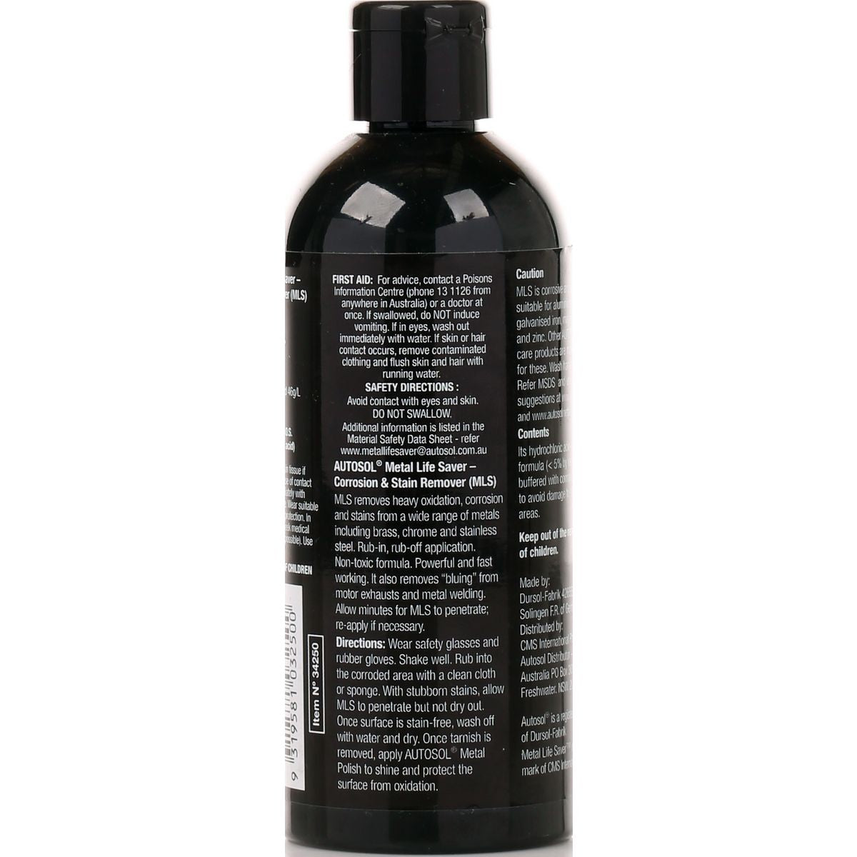 Autosol Metal Life Saver 250ml 34250