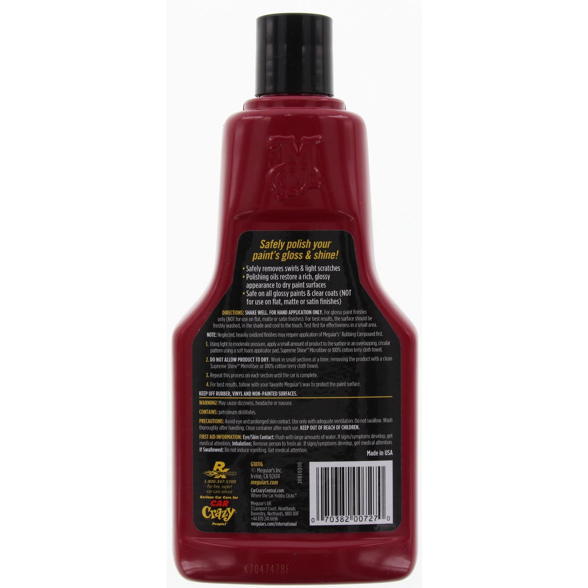 Meguiars Classic Polishing Compound 473ml G18116