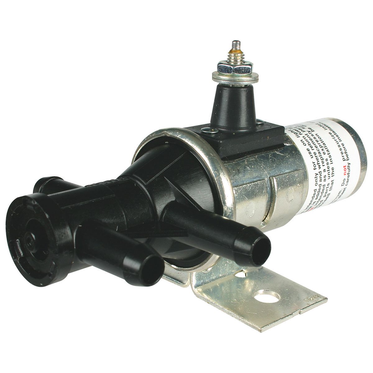 OEX Fuel Pump Valve 3-Port Selector 12V Fits 3/8in. Interior Diameter Hose FPX082