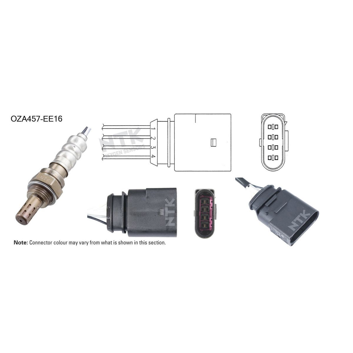 NTK Oxygen Lambda Sensor OZA457-EE16
