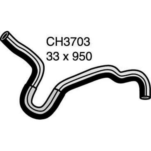Mackay Bottom Radiator Hose CH3703