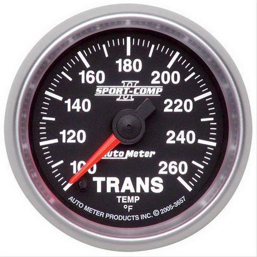 Autometer Sport-Comp II 2-1/16in Trans Temp Gauge 100-260F AU3657