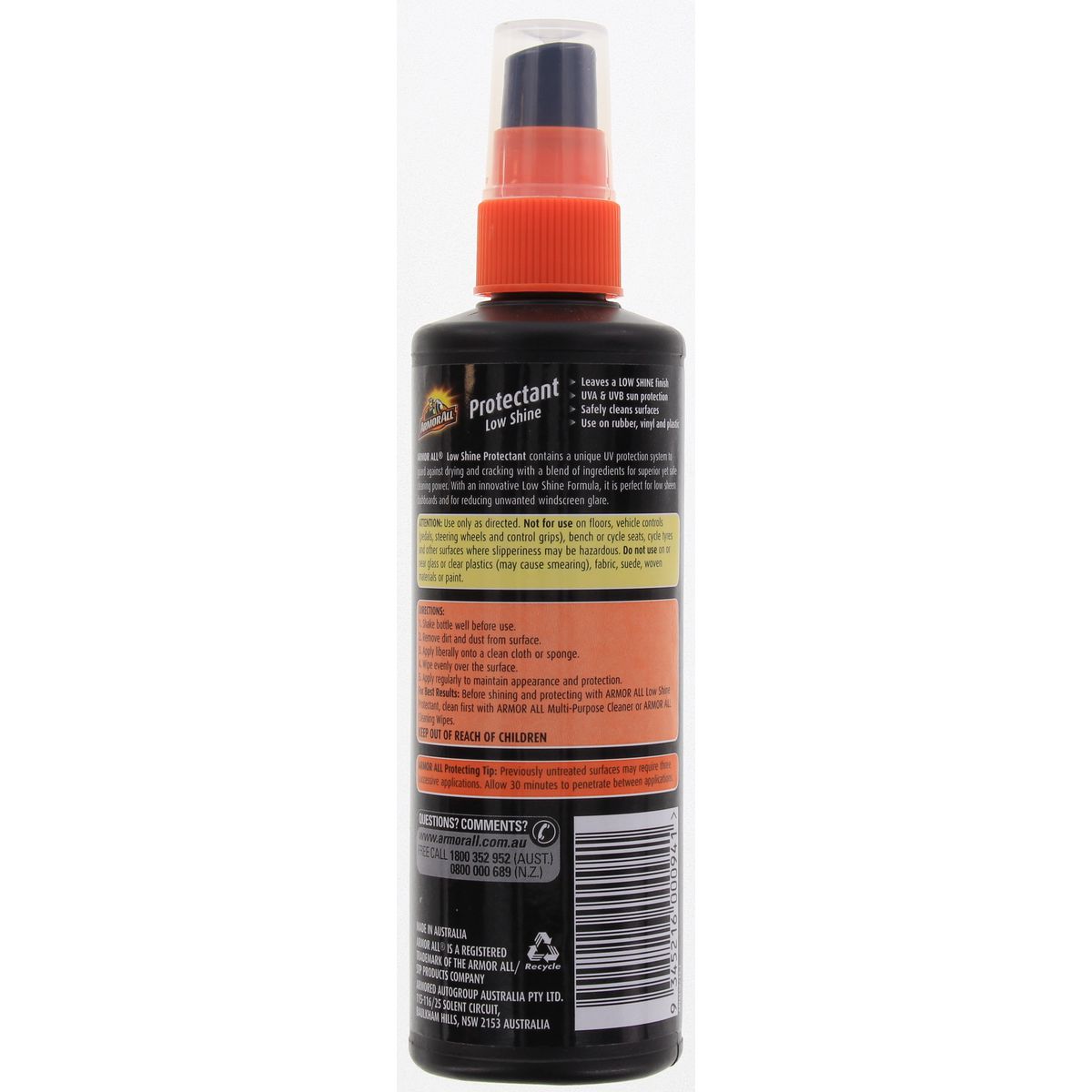 Armor All Protectant Low Shine 250mL APLS250/6