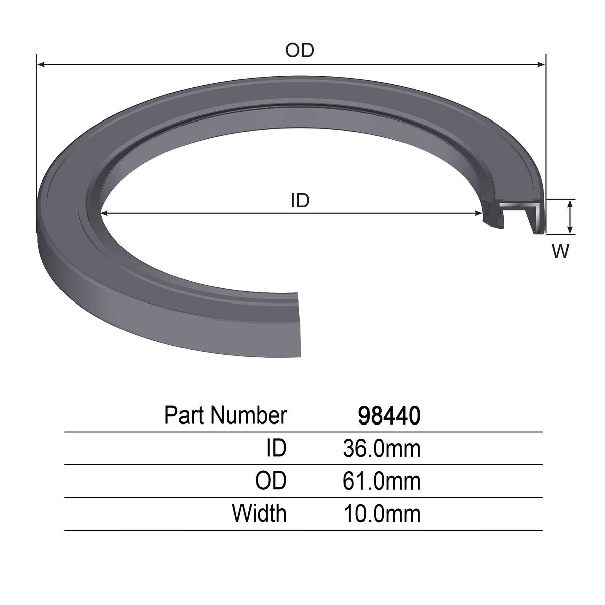 Kelpro Oil Seal 98440