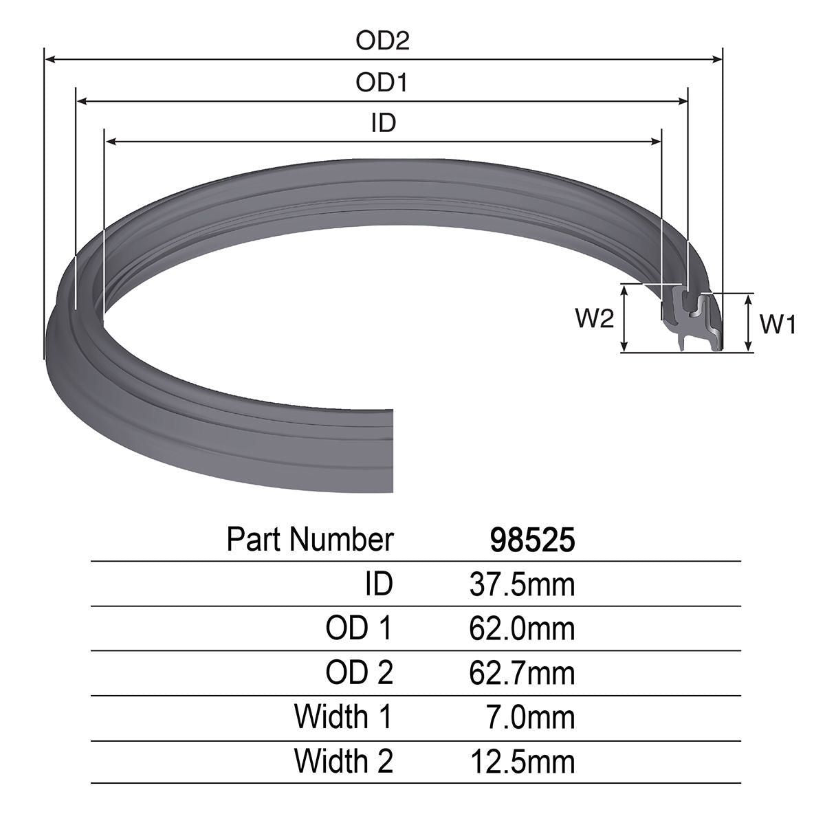Kelpro Oil Seal 98525
