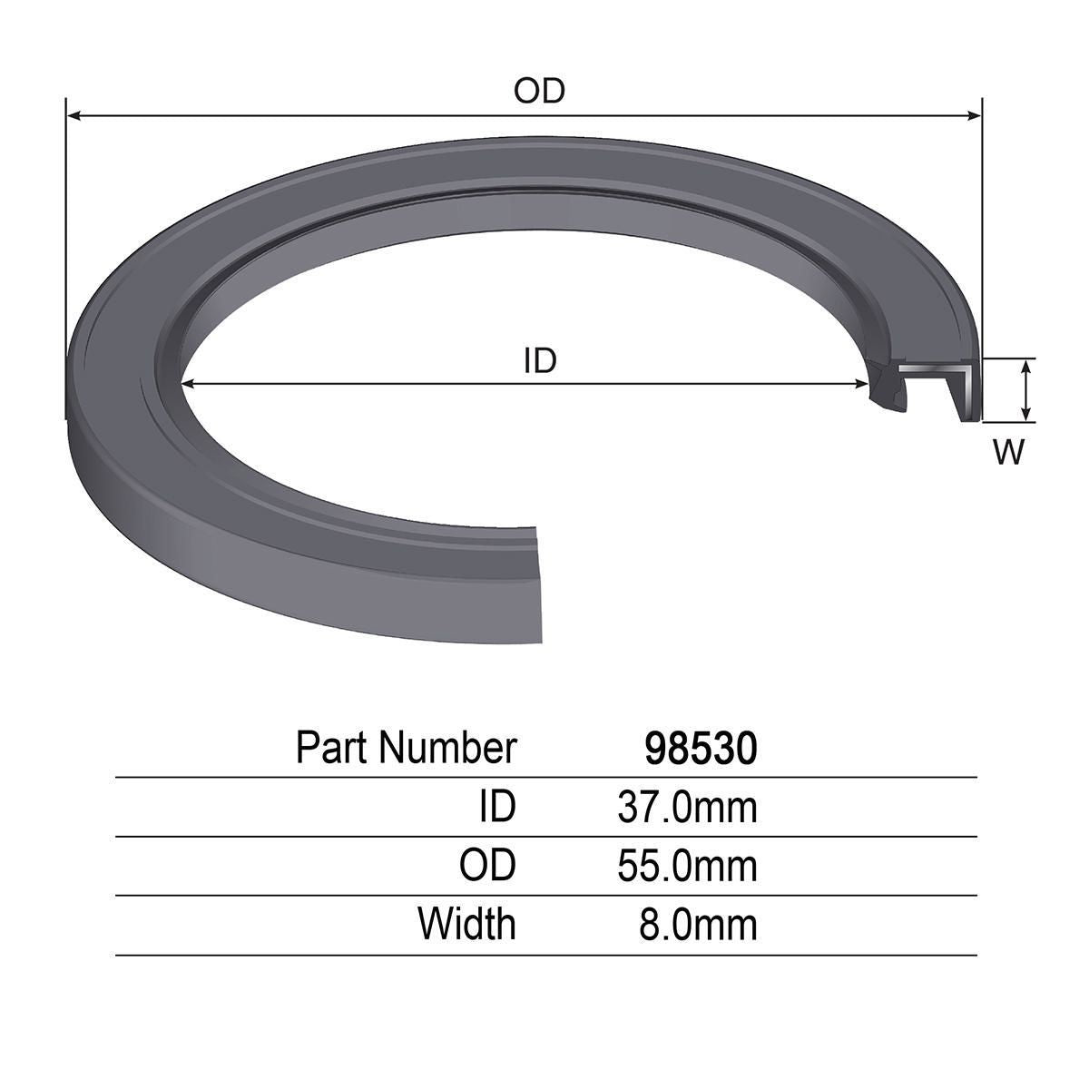 Kelpro Oil Seal 98530
