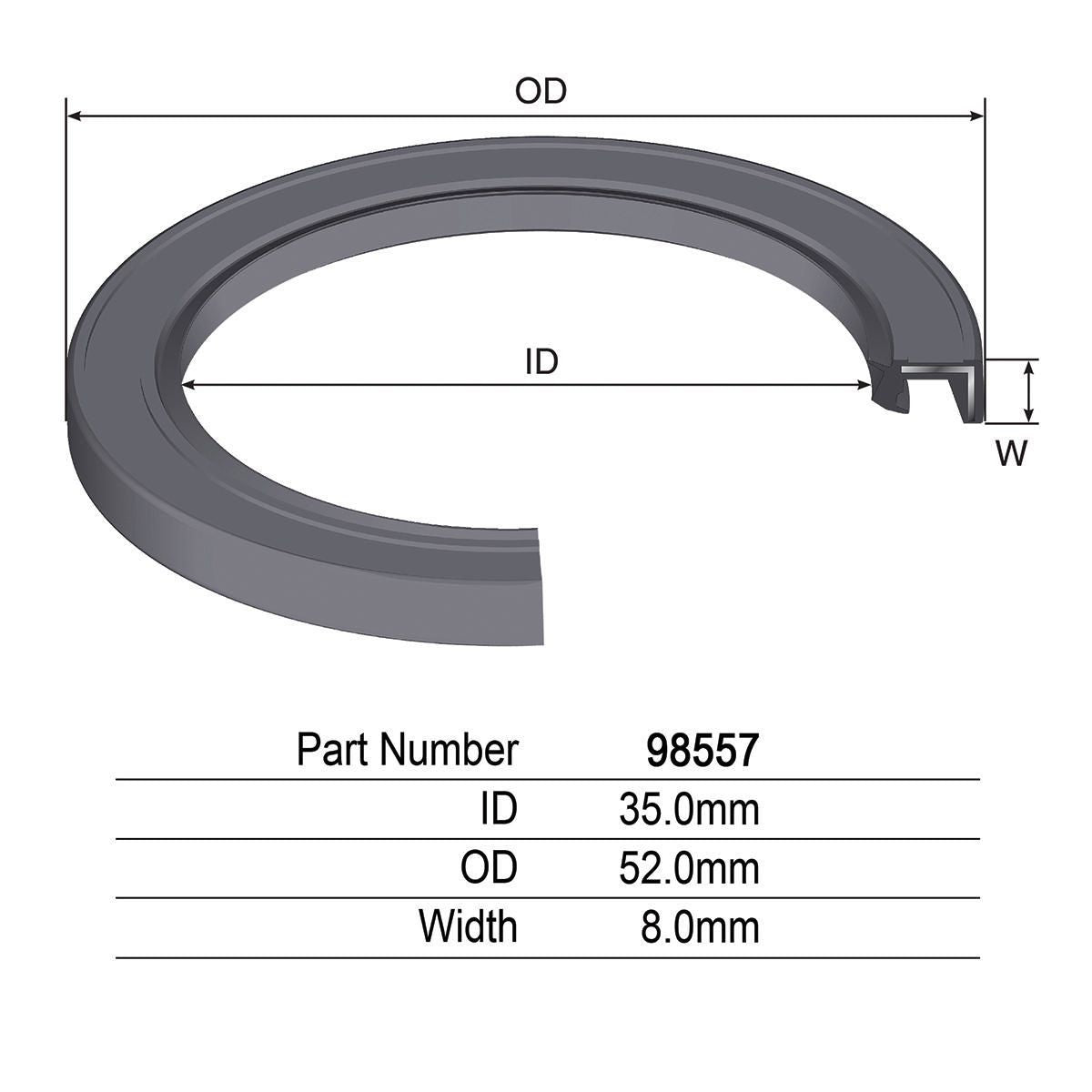 Kelpro Oil Seal 98557