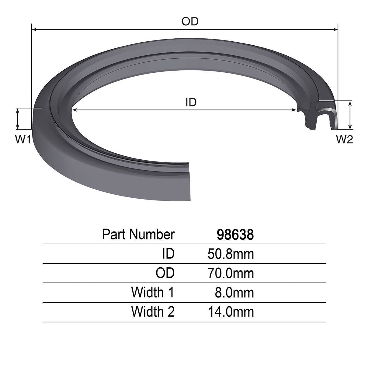Kelpro Oil Seal 98638