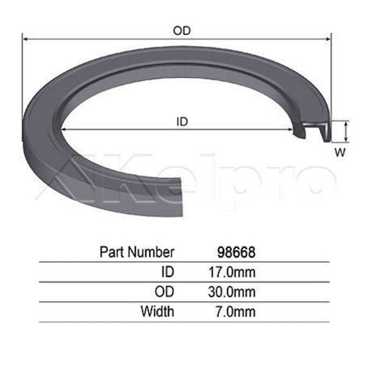 Kelpro Oil Seal 98668