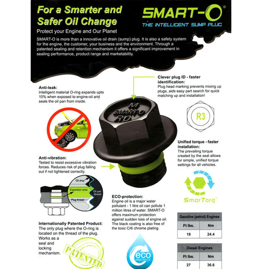 Smart-O Sump Plug Bulk 5 Pack R20PB1PB5