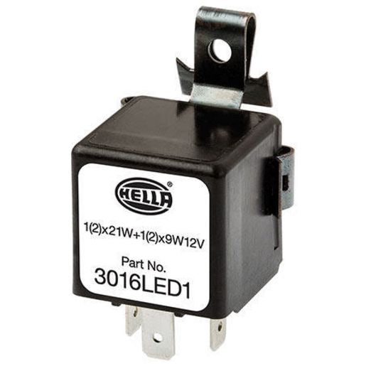 HELLA Flasher Unit 12V 3 Pin Solid State LED 3016LED1