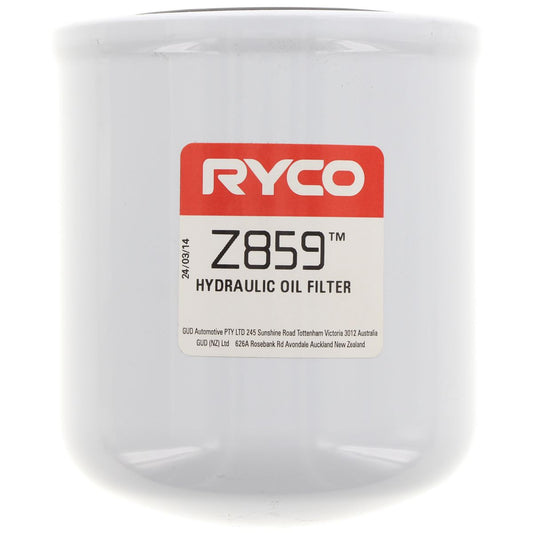 Ryco Oil Filter Heavy Duty Spin-On Hydraulic Z859
