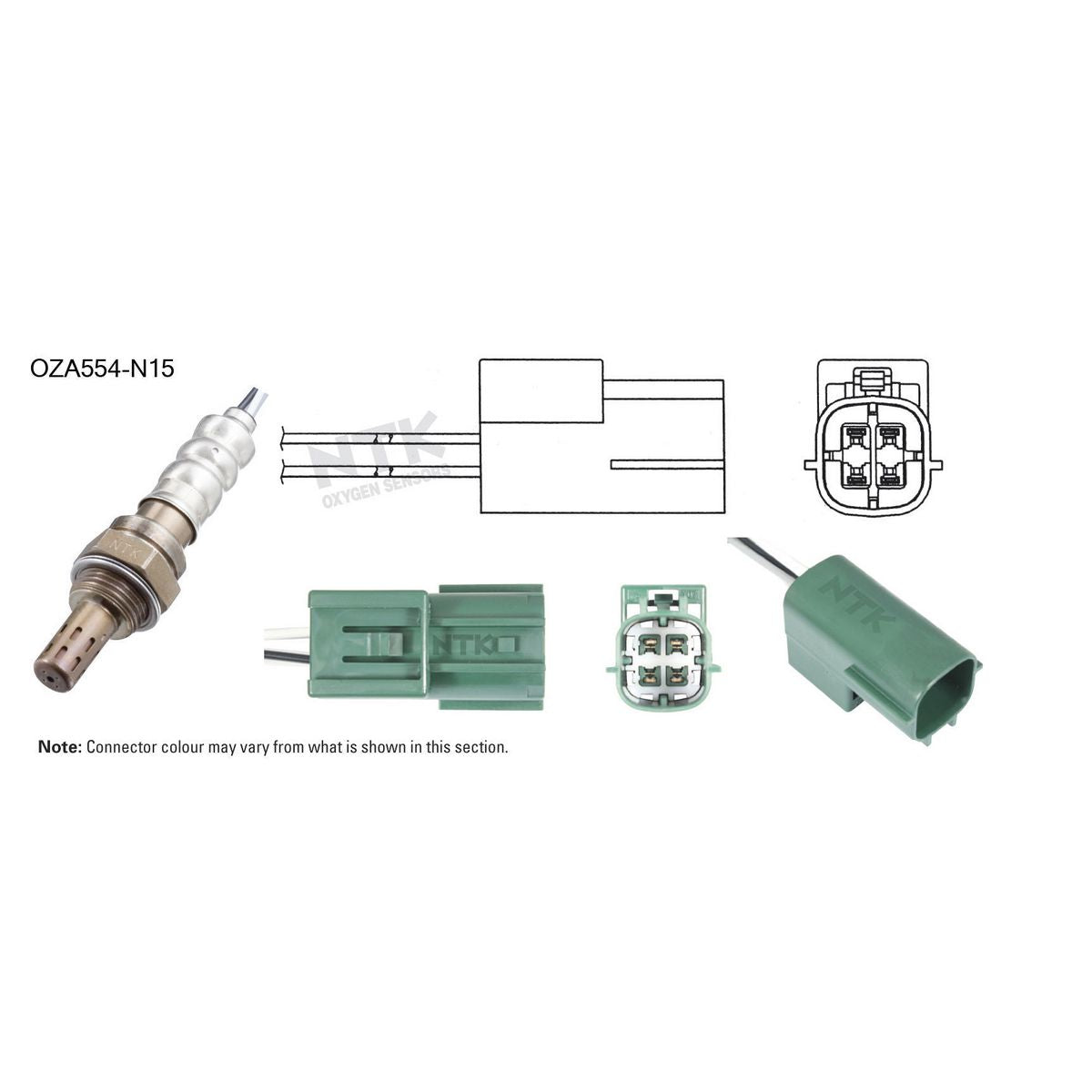 NTK Oxygen Lambda Sensor OZA554-N15