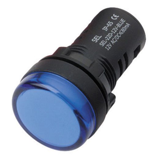 HELLA LED Pilot Lamp 24V Blue 2720-24V