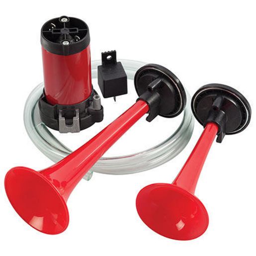 HELLA Horn Dual Trumpet Air Kit 24v 6027